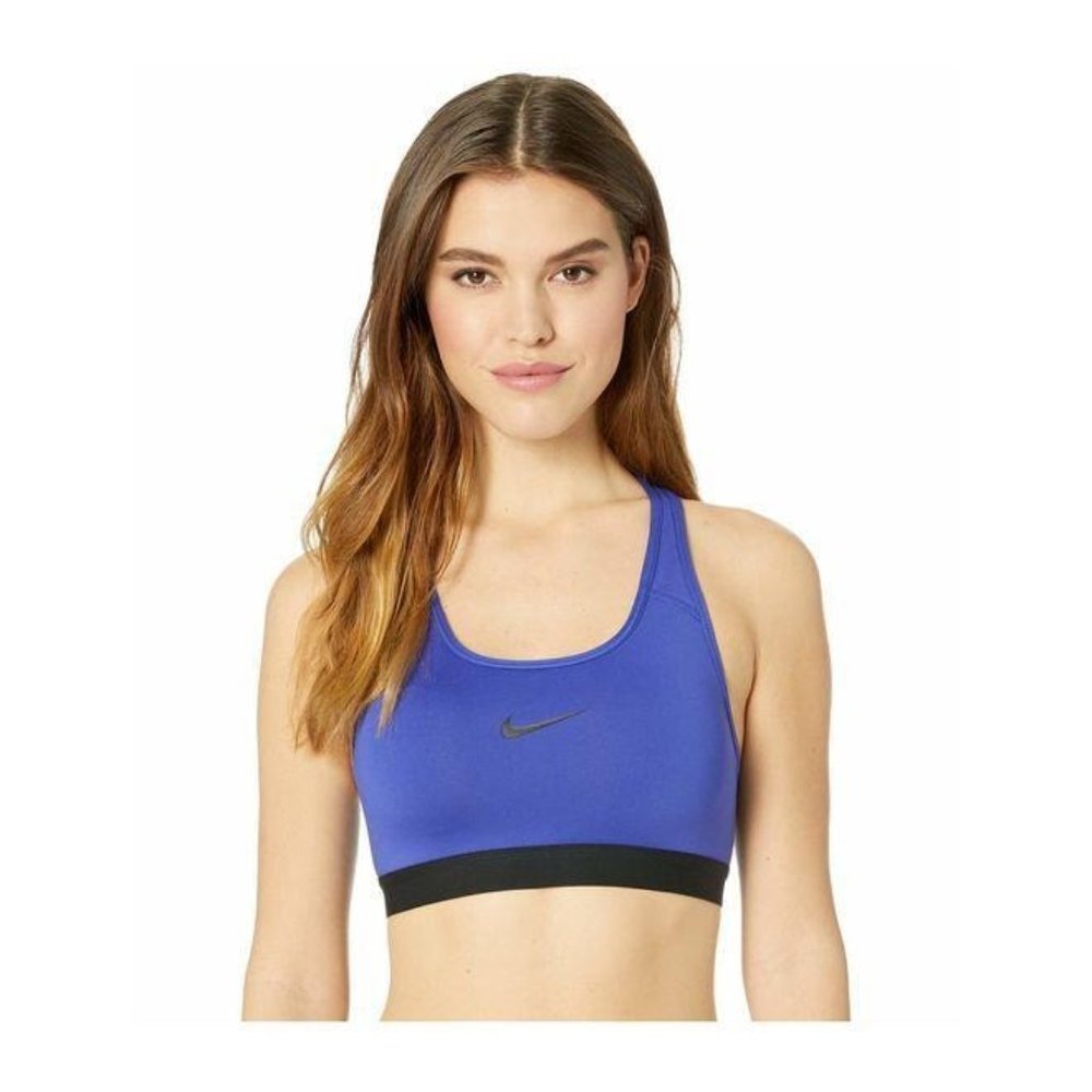 Nike Pro Classic Padded Blue Sports Bra XS